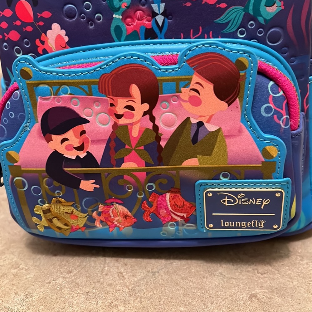 Loungefly Bedknobs And Broomsticks Briny Ballroom Cosplay Mini Backpack Purse - Picture 2 of 9